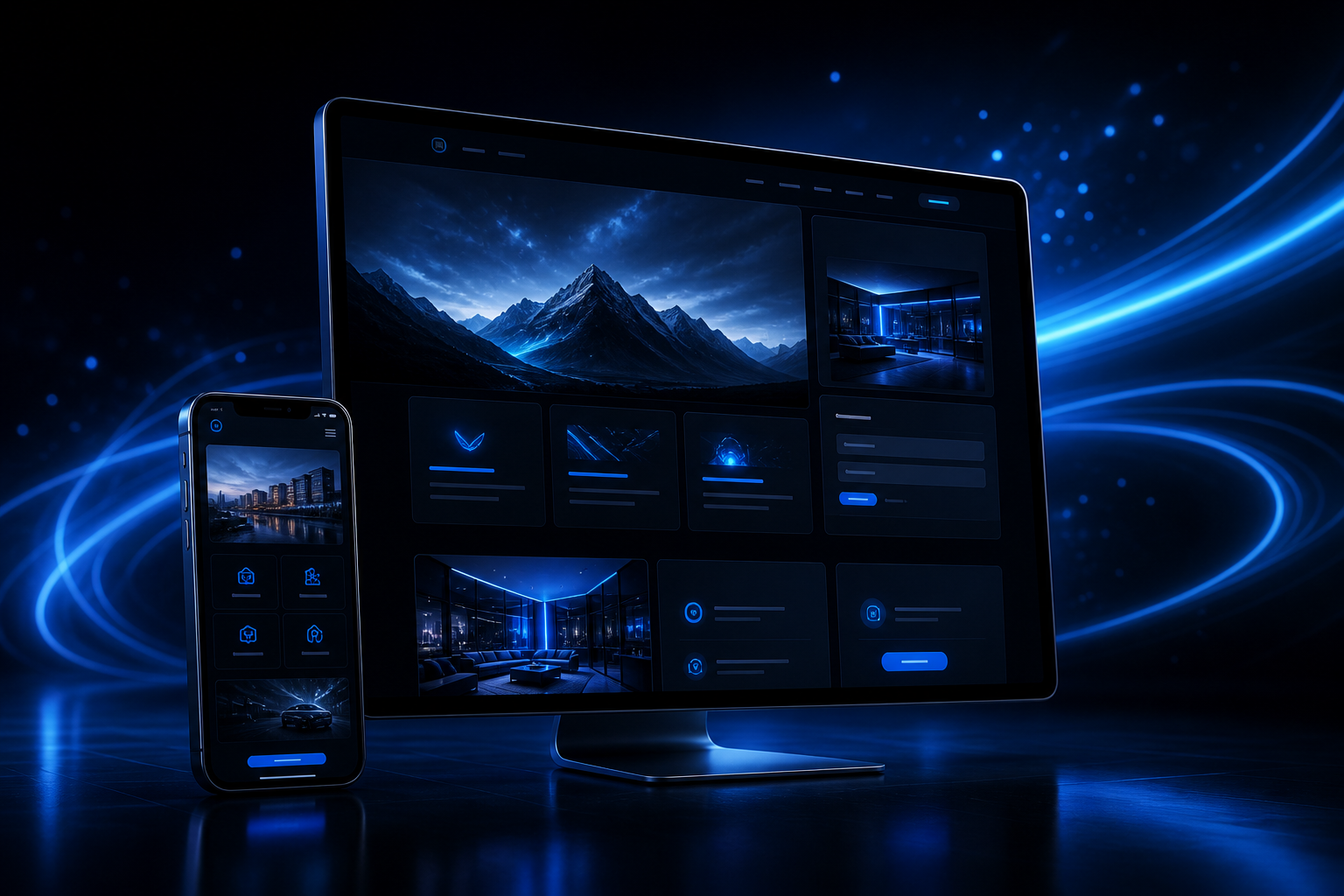 Modern Website preview